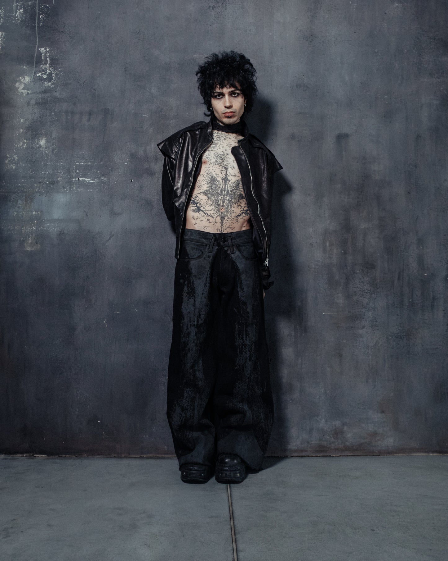 zyther flared denim