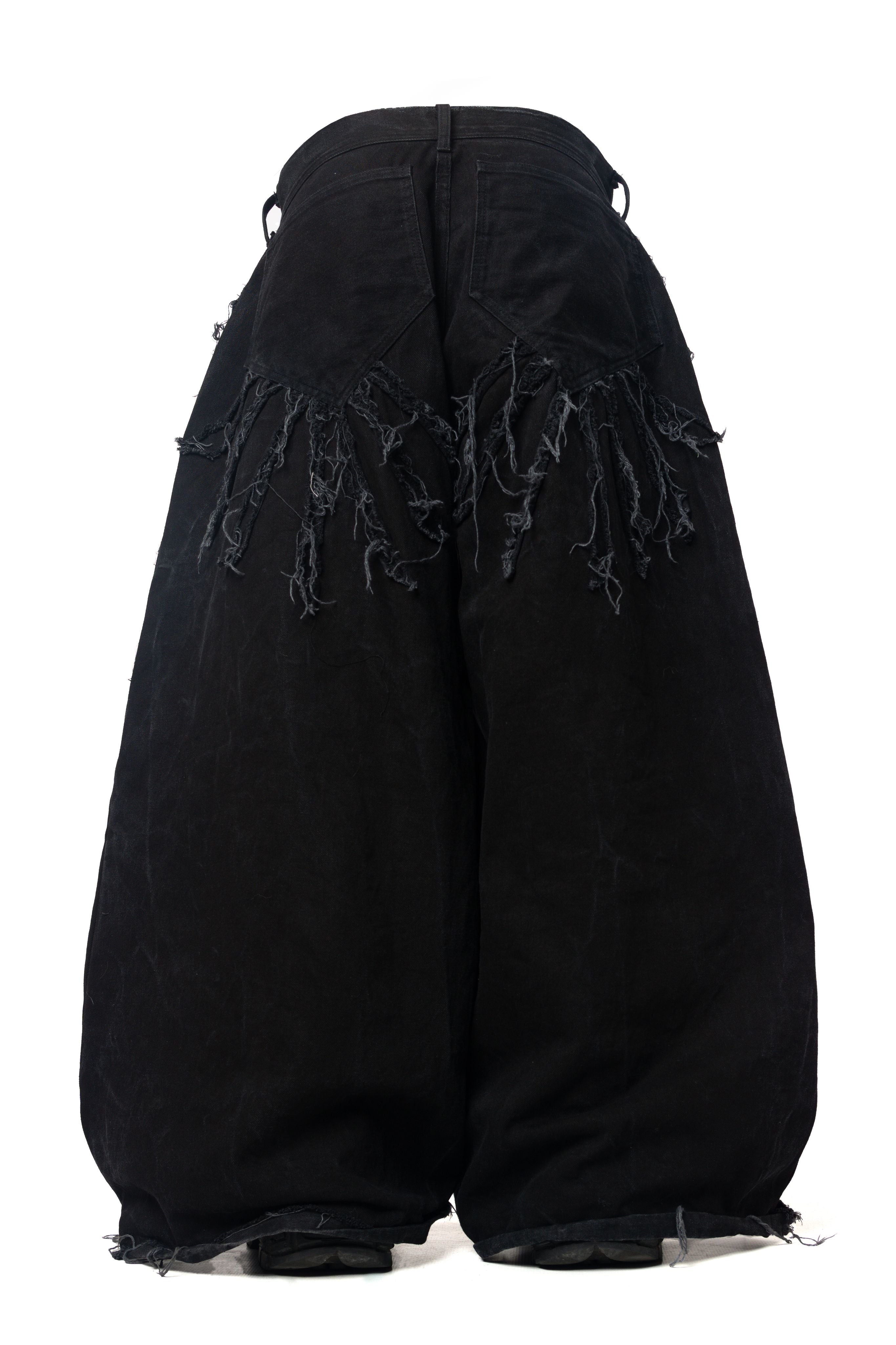 ジャケット・アウター OVY KAJA MEDIUM BAGGY BLACK DENIM PANTS avehan baggy denim – Norze777