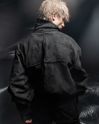 synth denim jacket