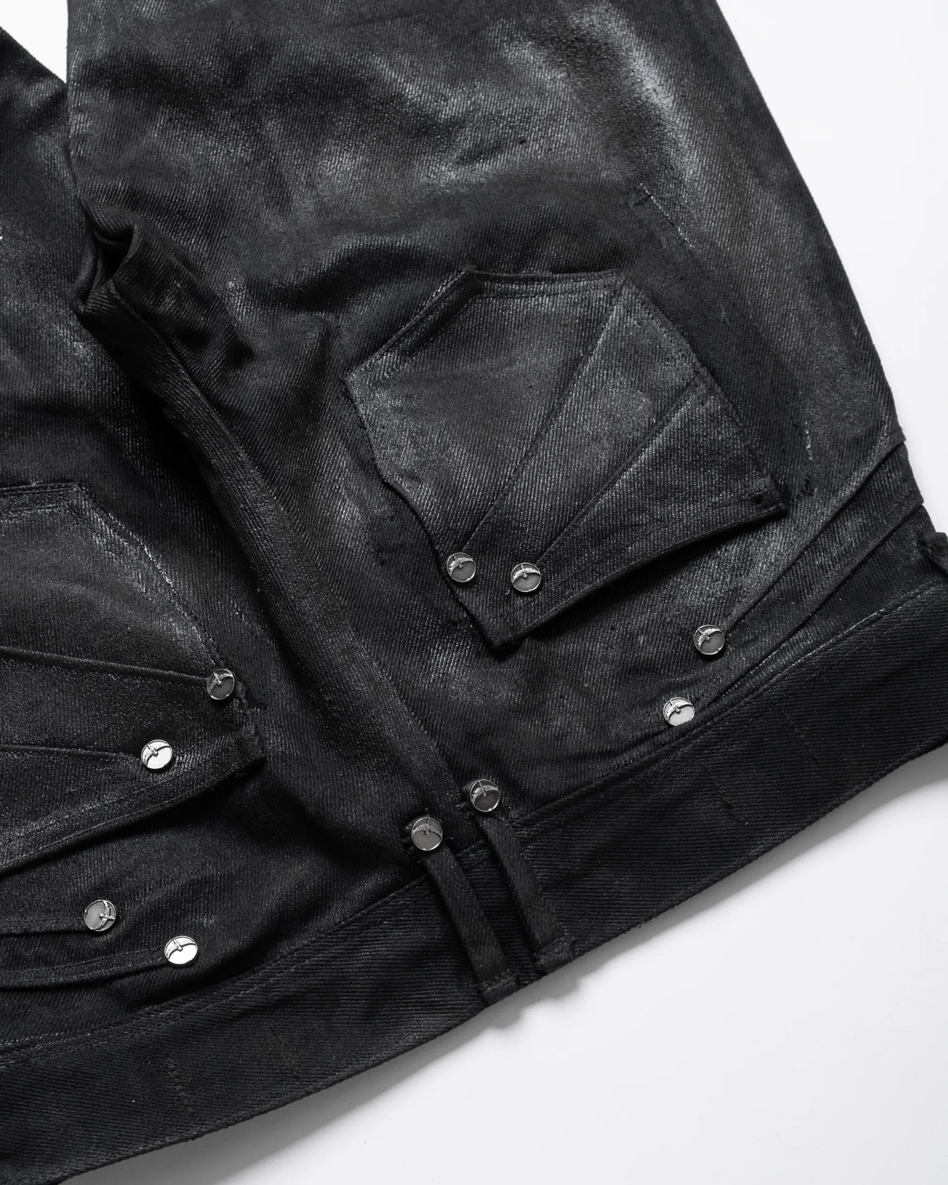 coated rakshium denim