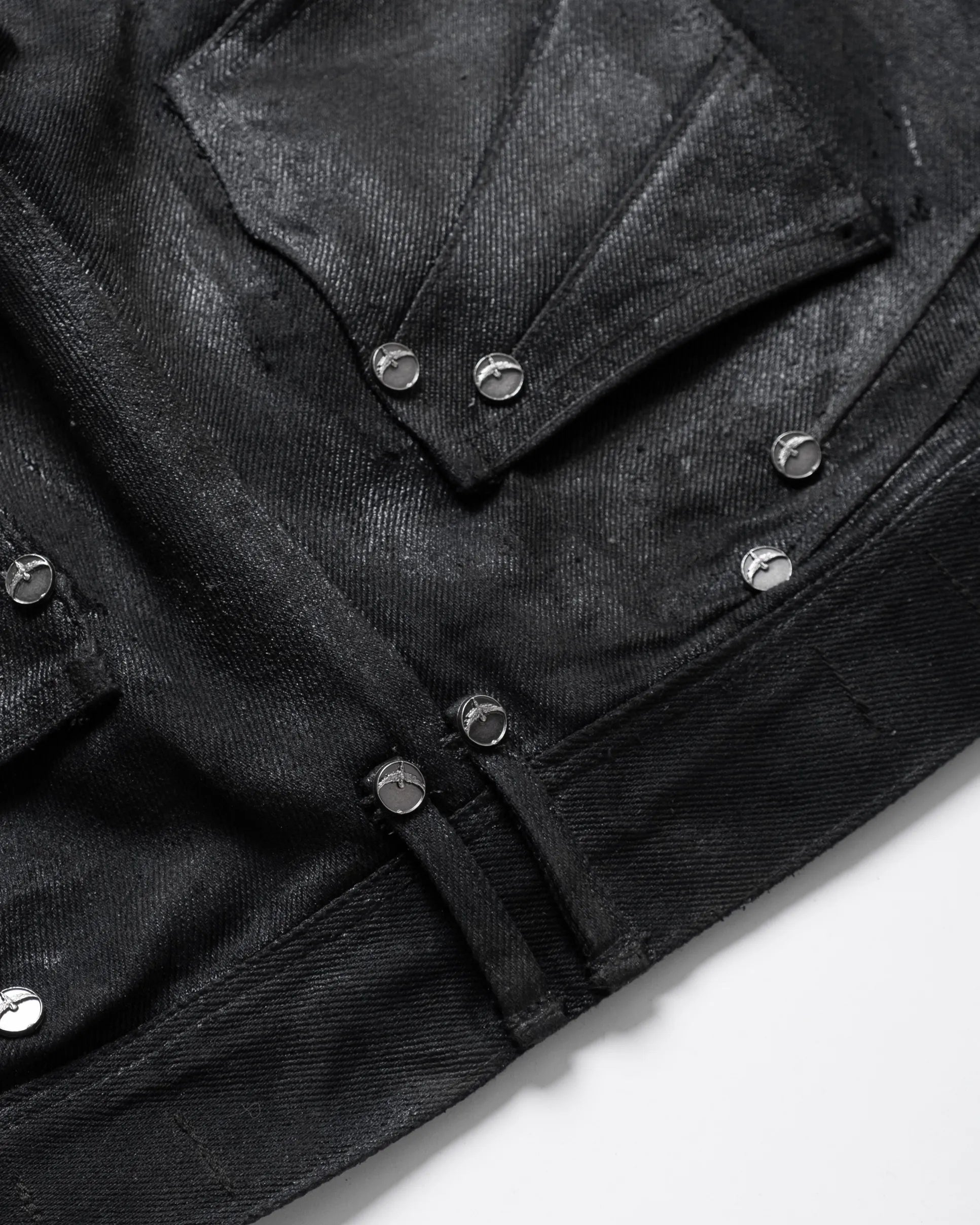 coated rakshium denim