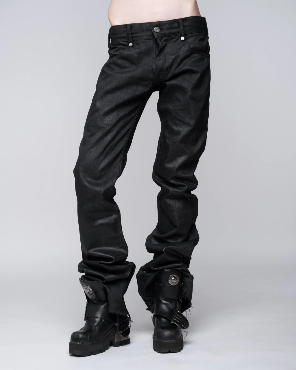 coated rakshium denim