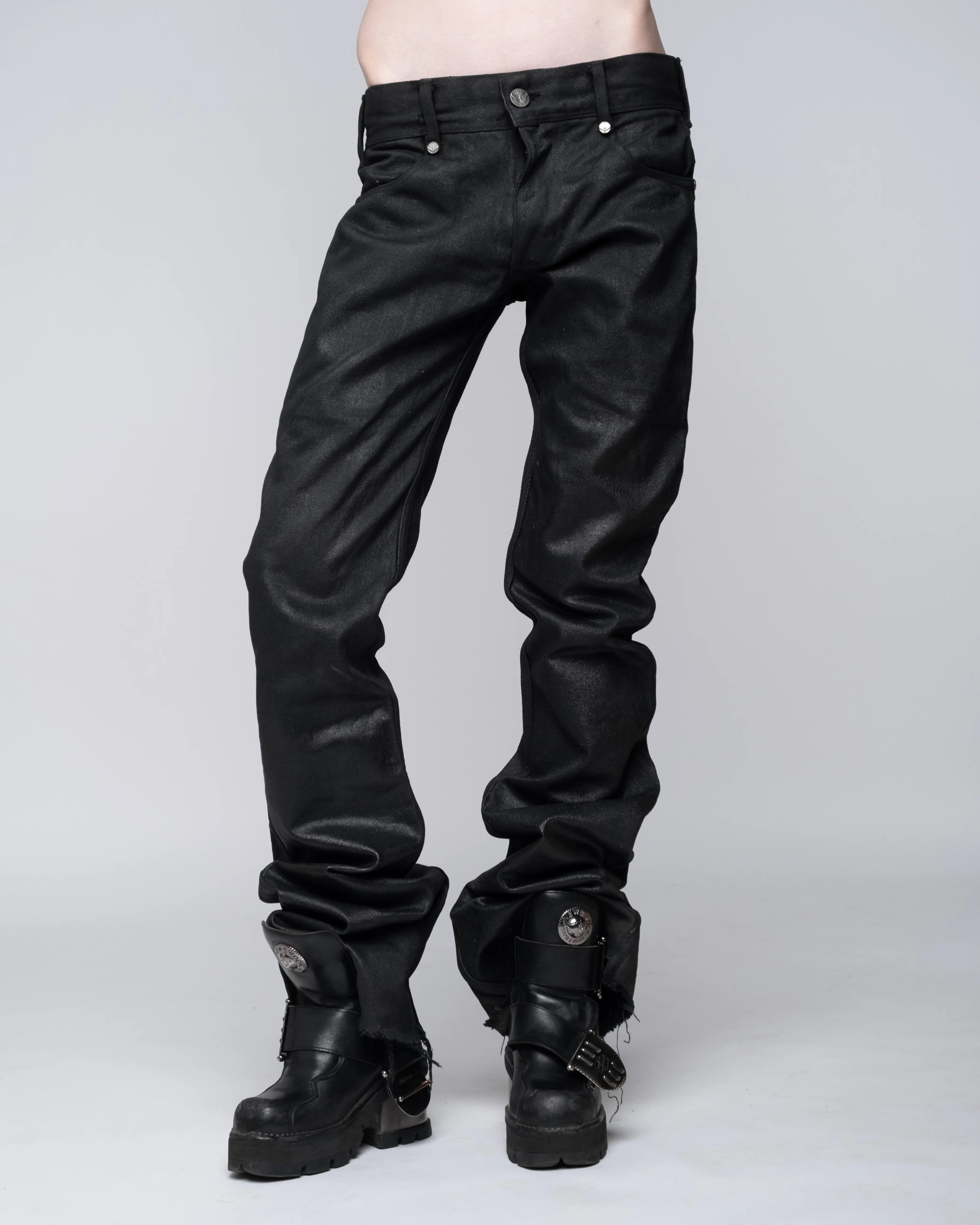 coated rakshium denim
