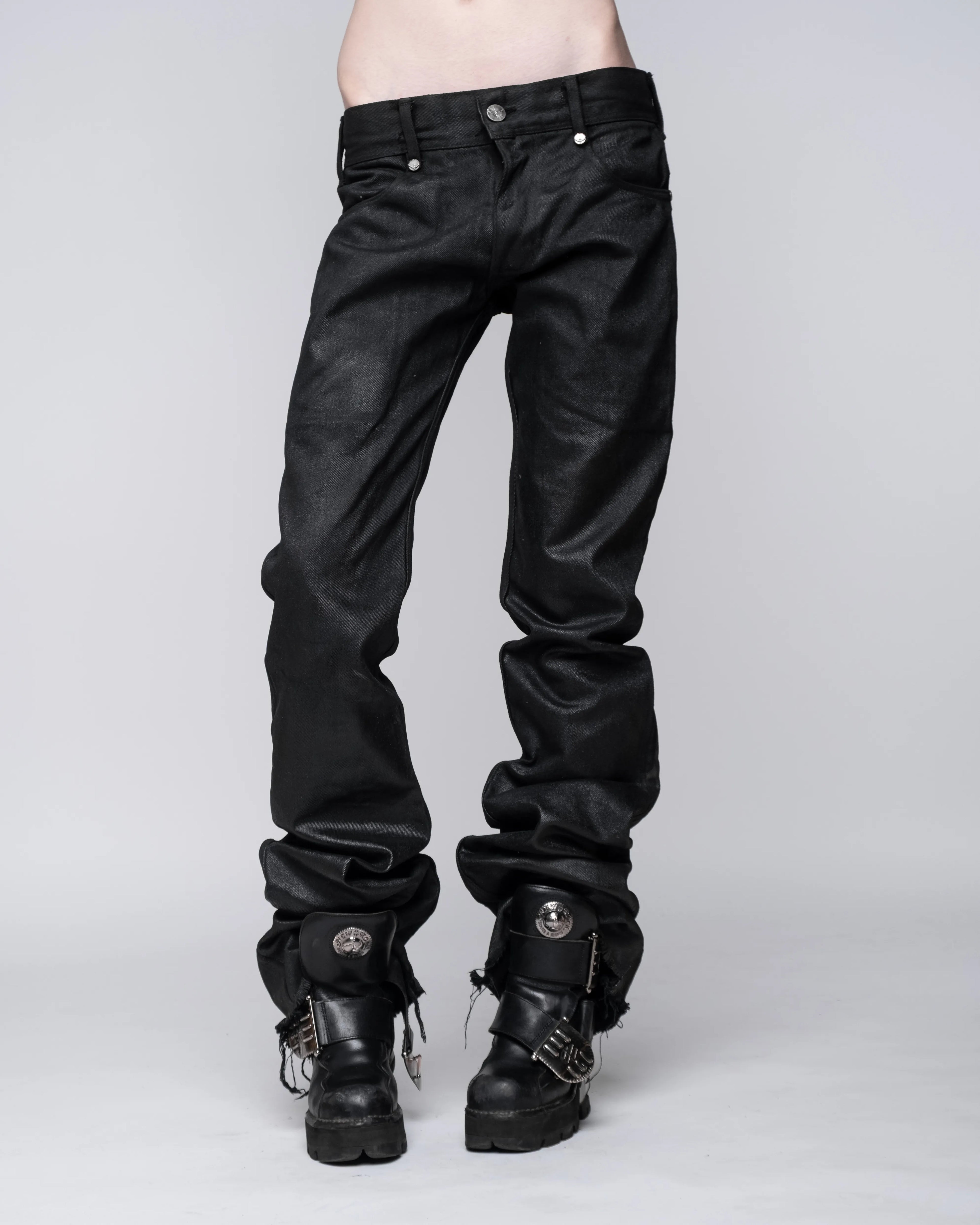 coated rakshium denim