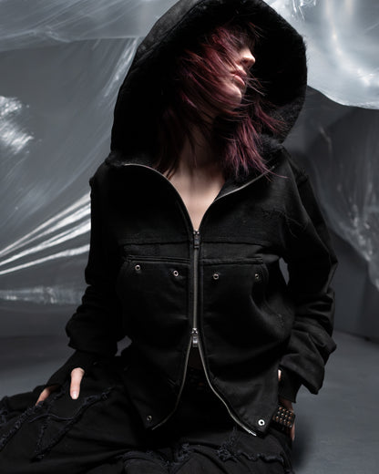 aethermorne slim zip hoodie