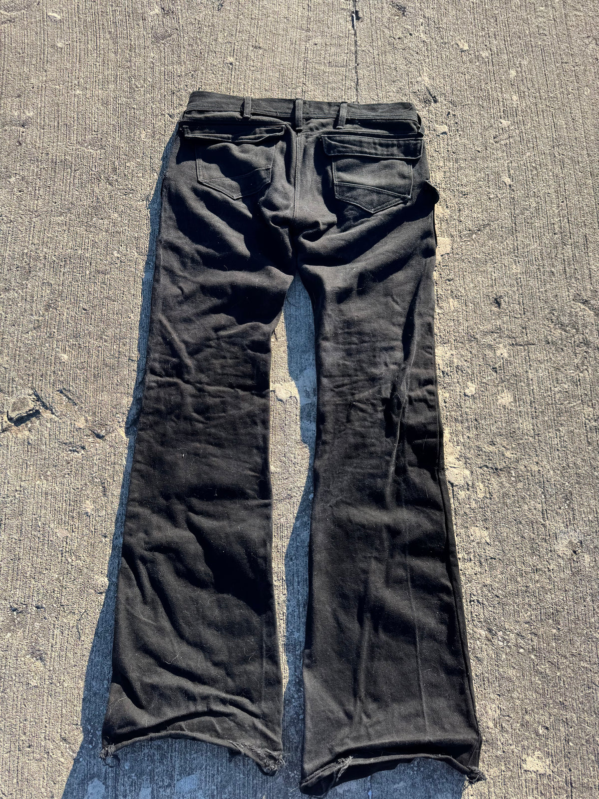 [36] runway bootcut denim