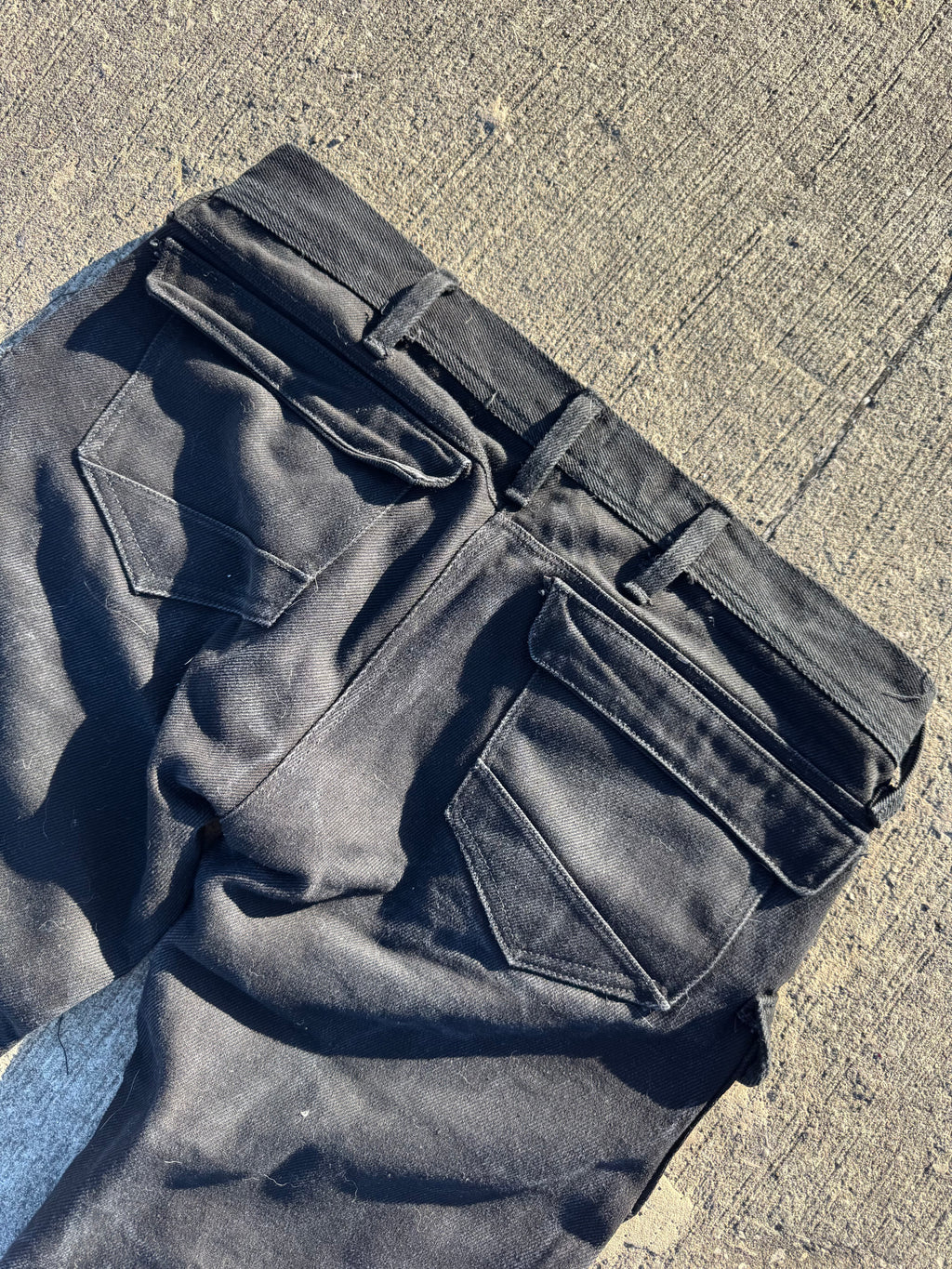 [36] runway bootcut denim