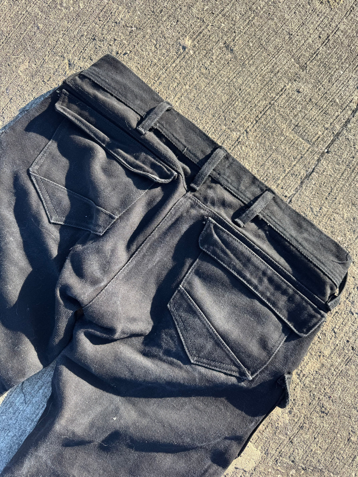 [36] runway bootcut denim