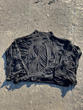 [40] runway distressed longsleeve