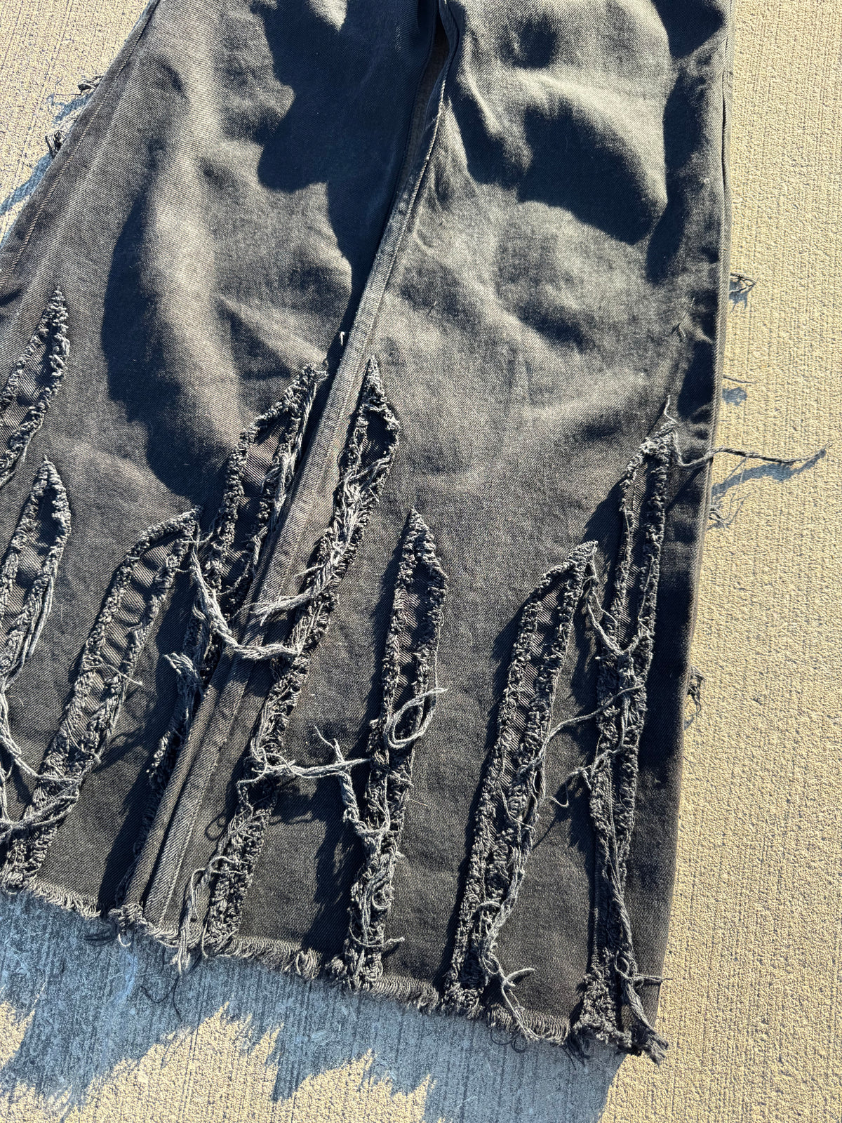 [41] new flared denim sample