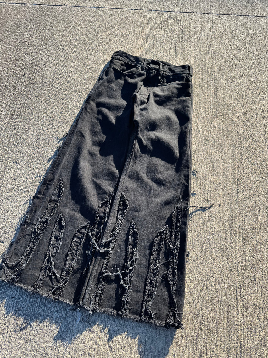 [41] new flared denim sample