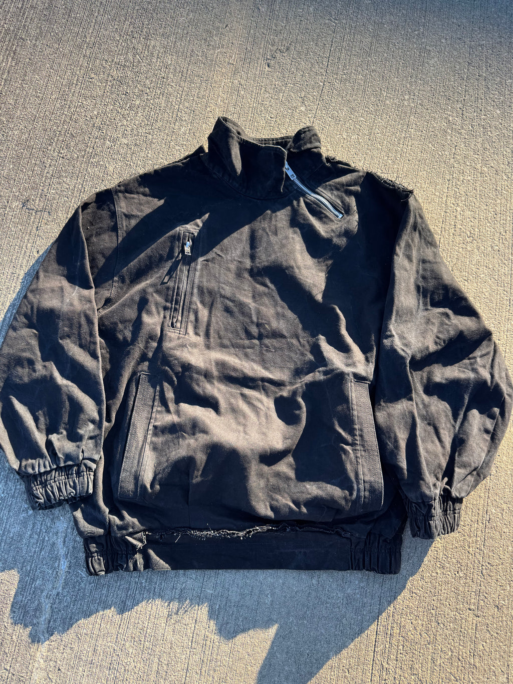 [47] baggy denim jacket sample