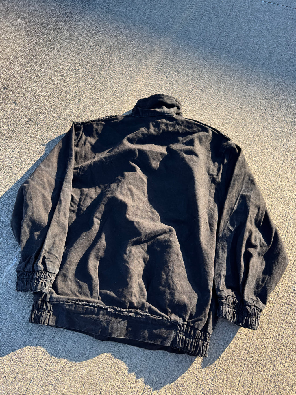[47] baggy denim jacket sample