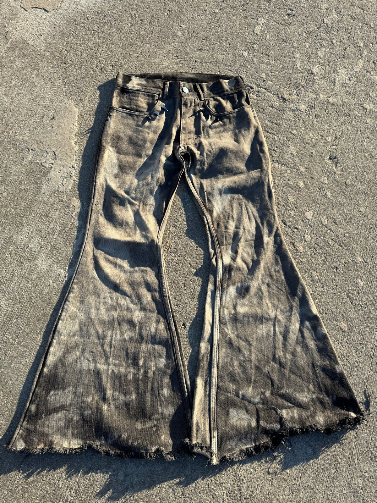 [51] ethrane flared denim sample