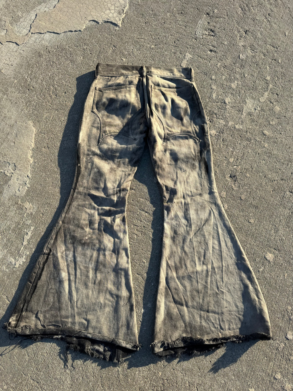 [51] ethrane flared denim sample