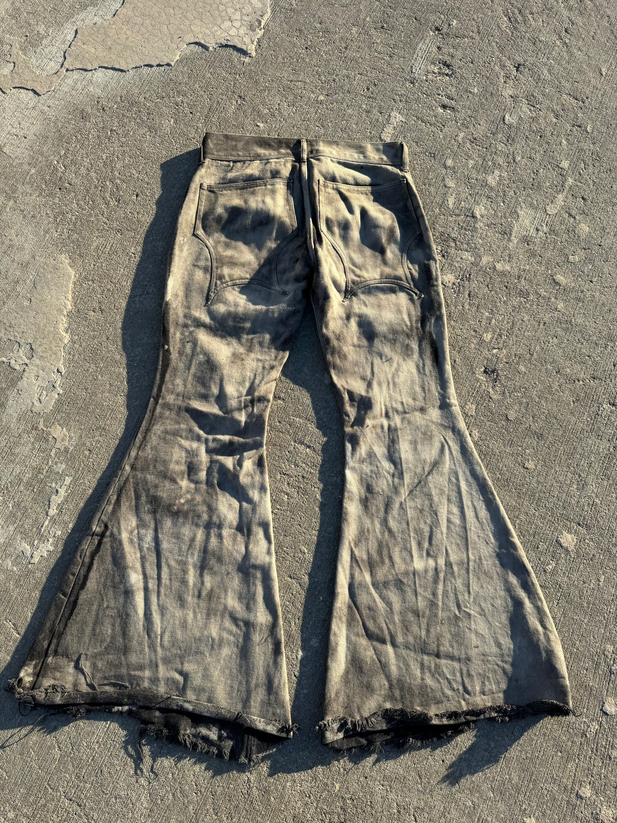[51] ethrane flared denim sample