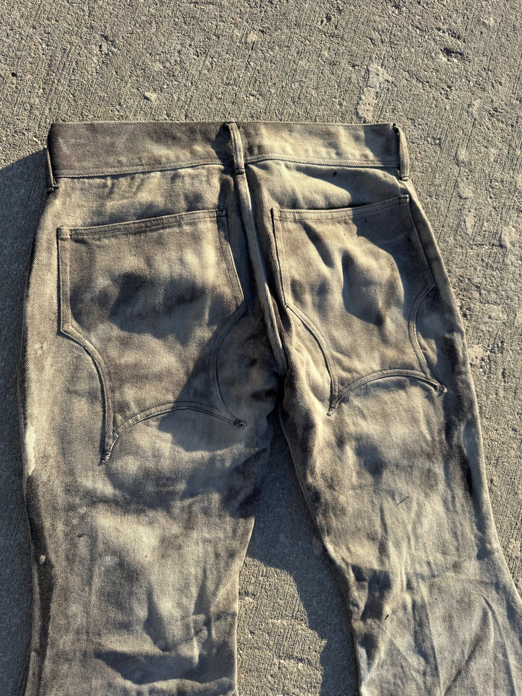 [51] ethrane flared denim sample
