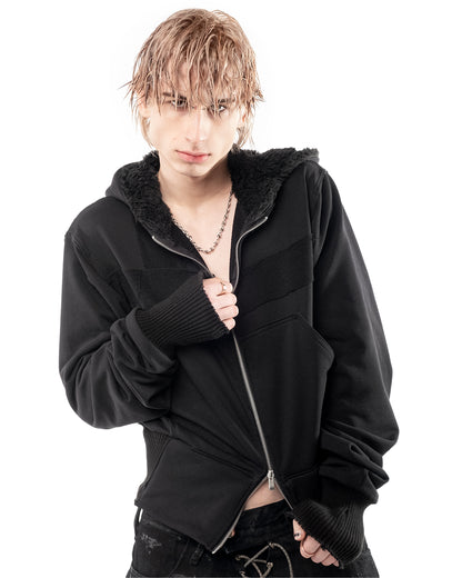veloriah slim zip hoodie