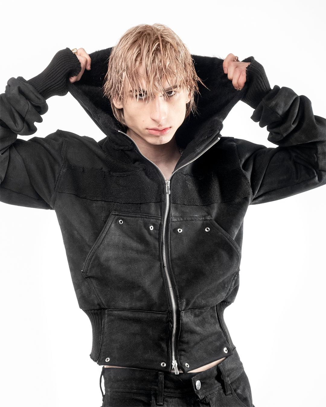 aethermorne slim zip hoodie