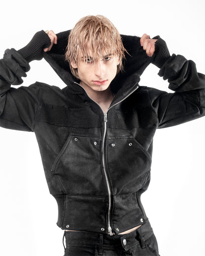 aethermorne slim zip hoodie