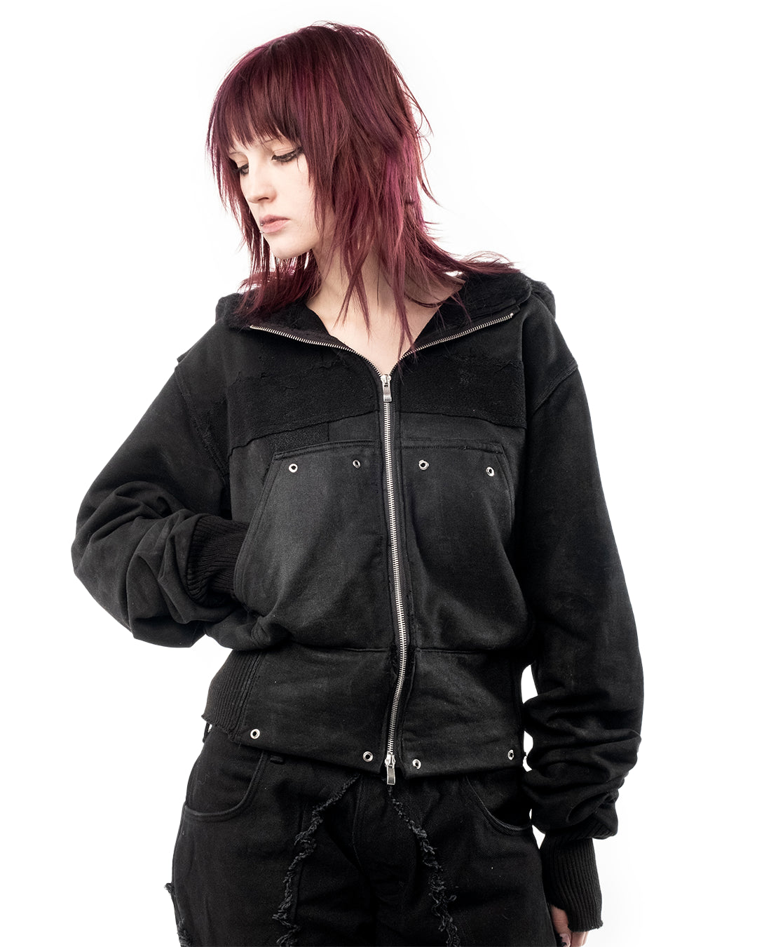 aethermorne slim zip hoodie