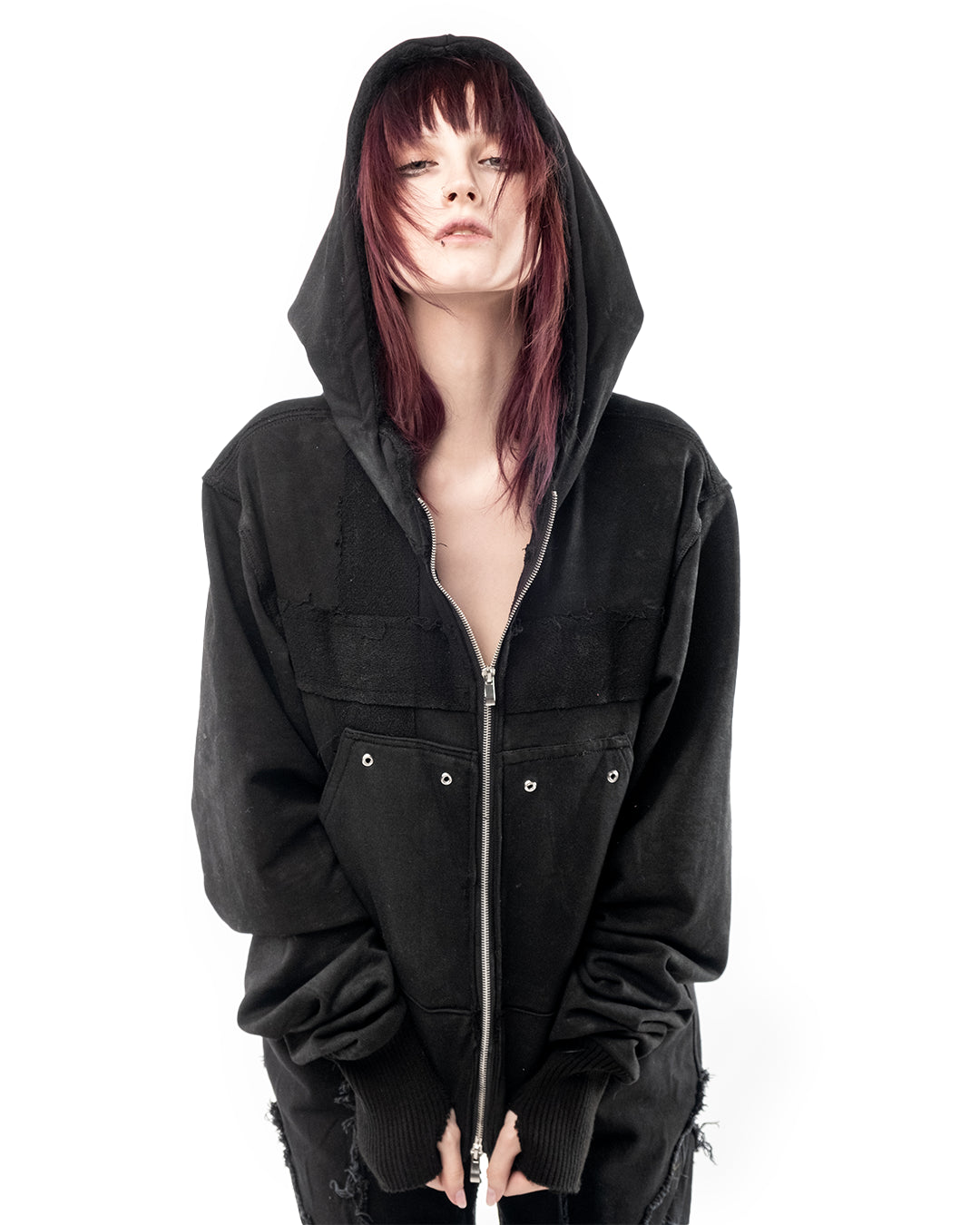 aethermorne slim zip hoodie
