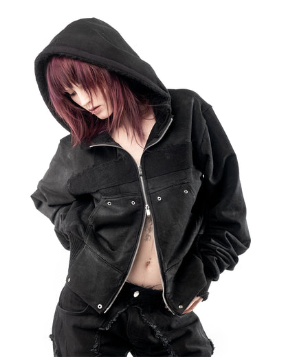 aethermorne slim zip hoodie