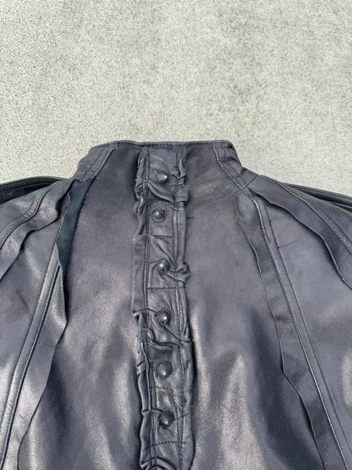 [28] fyric leather jacket sample