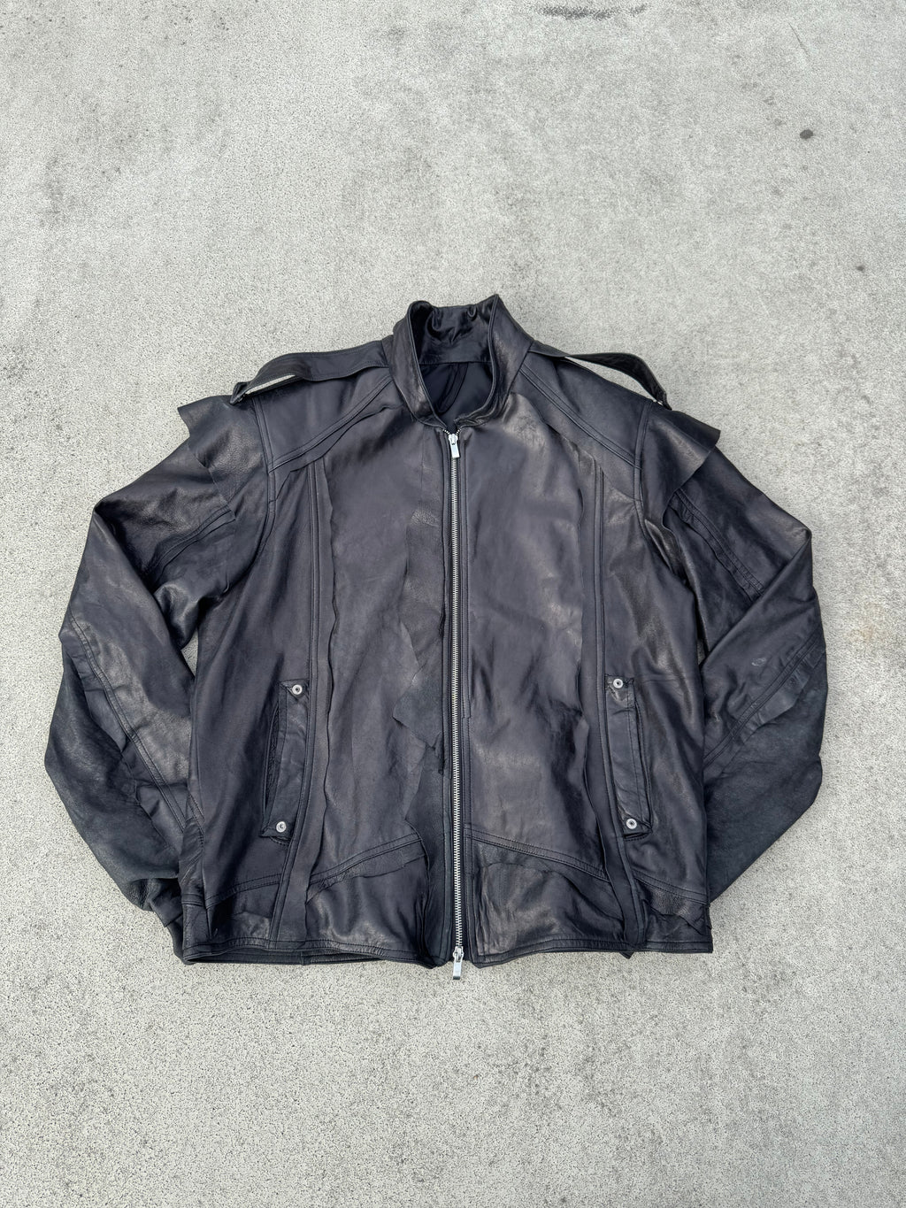 [28] fyric leather jacket sample