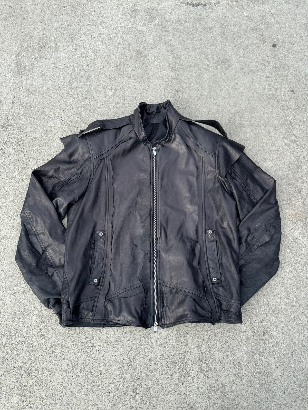 [28] fyric leather jacket sample