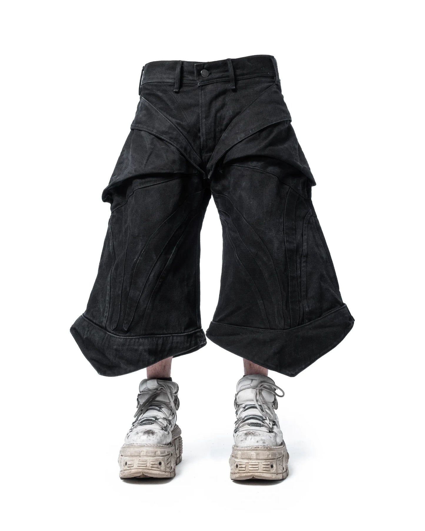 evoric convertible baggy denim