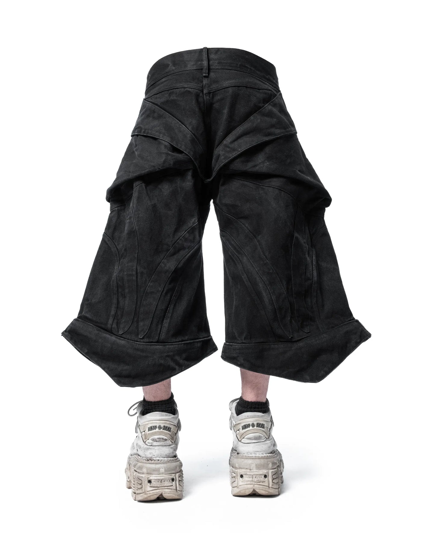 evoric convertible baggy denim