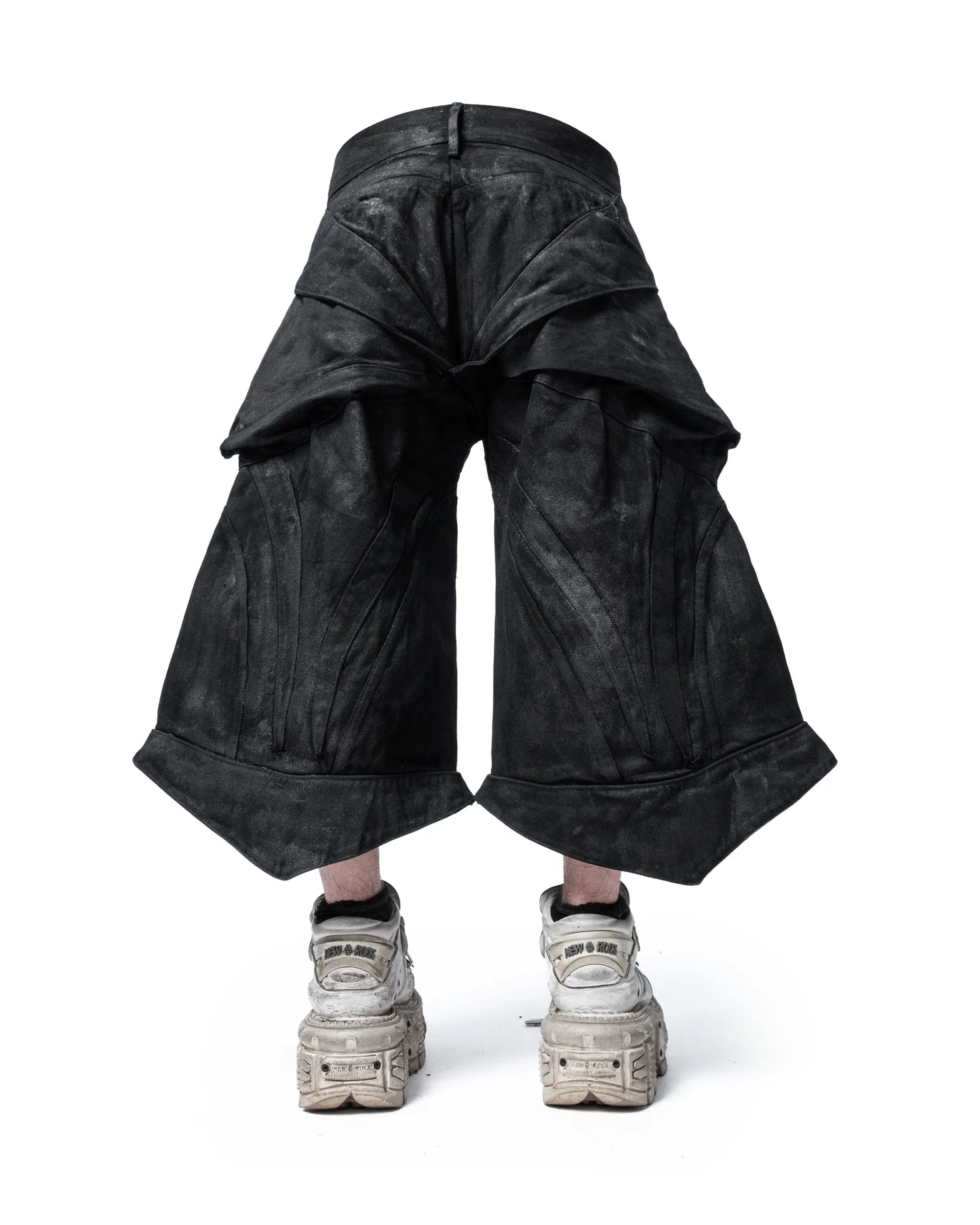aethervoric convertible baggy denim