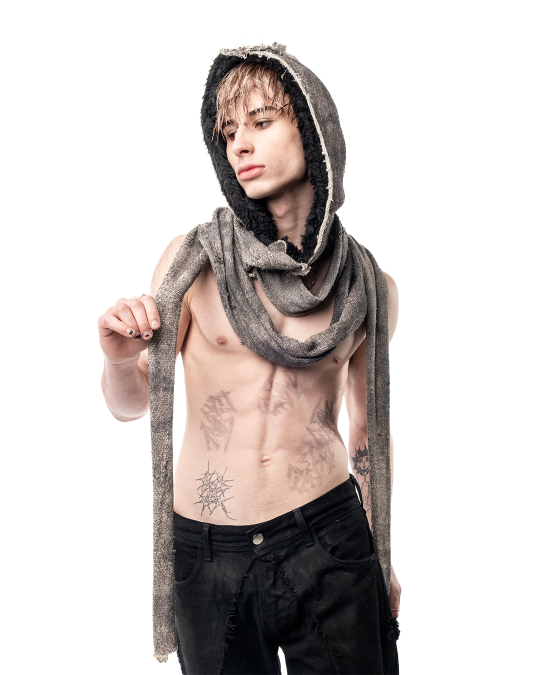 anakha hooded scarf