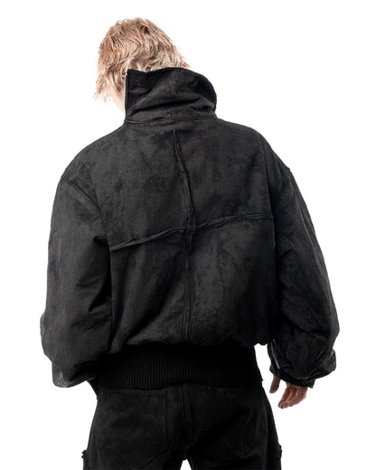 synth denim jacket