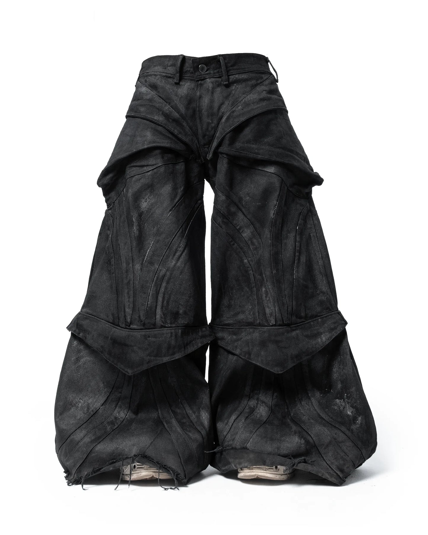 aethervoric convertible baggy denim