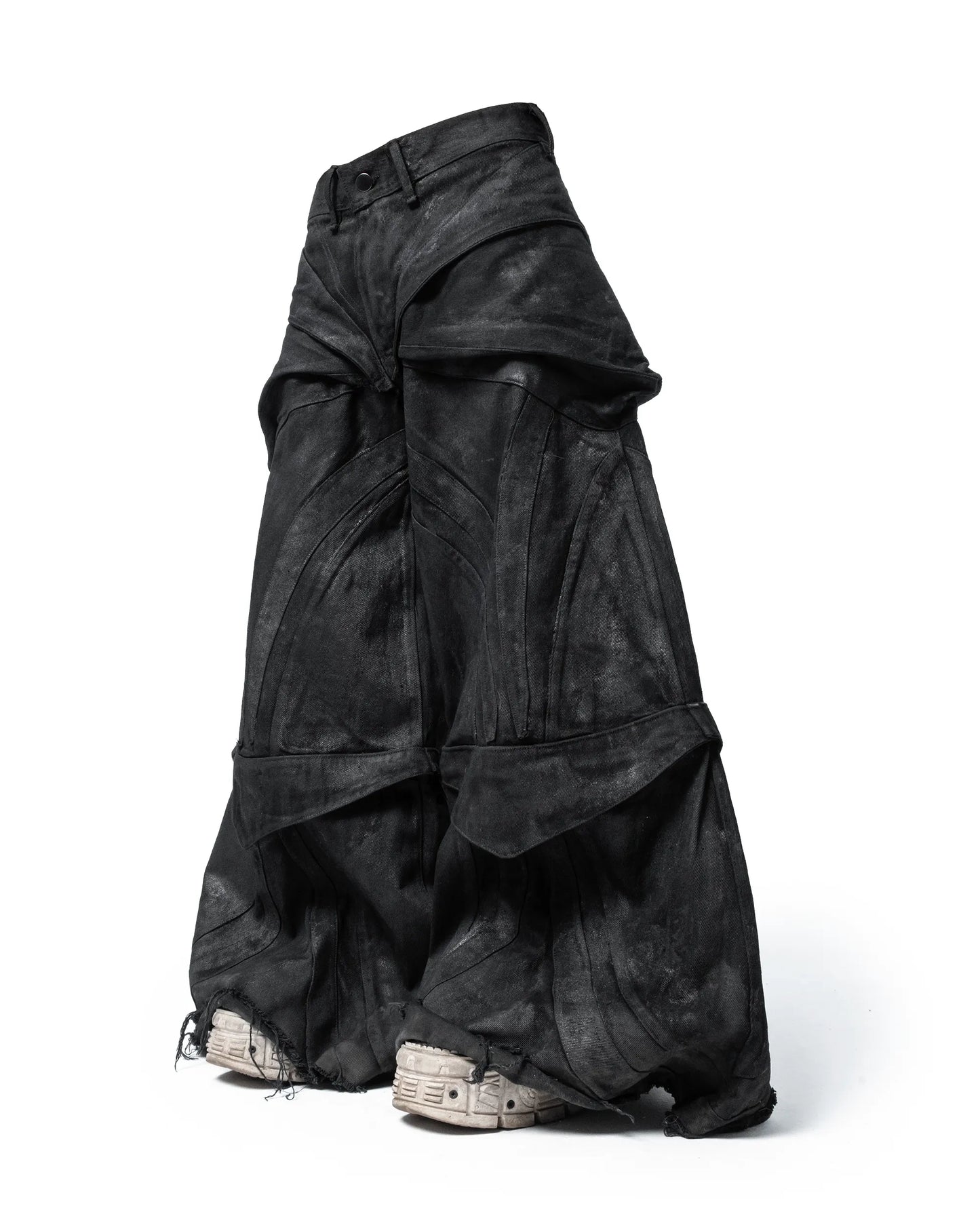 aethervoric convertible baggy denim