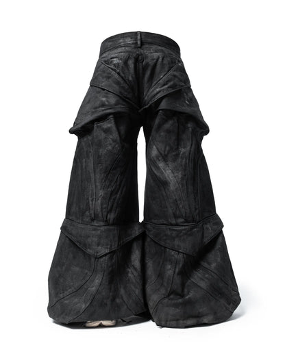 aethervoric convertible baggy denim