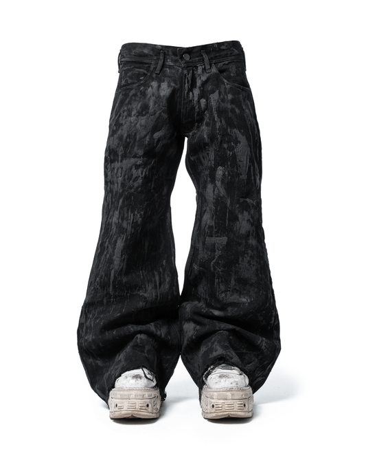 mythe flared denim