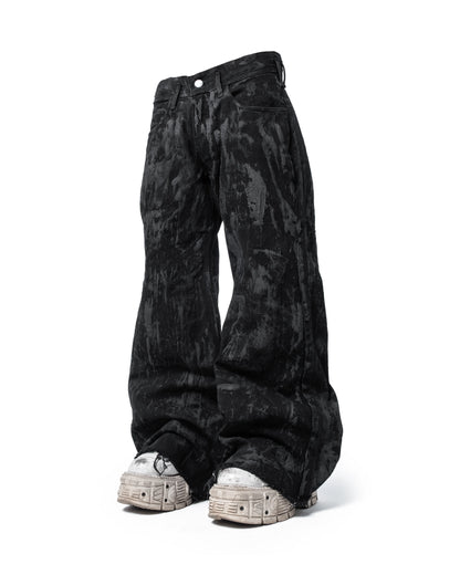 mythe flared denim