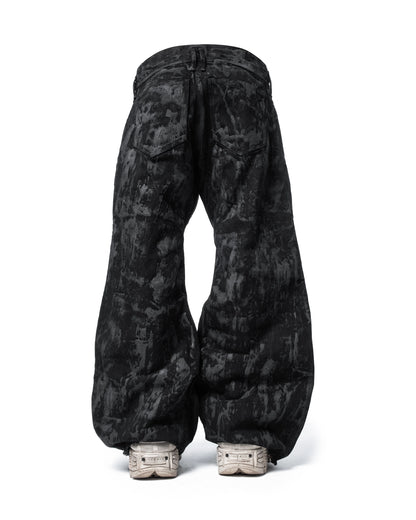 mythe flared denim