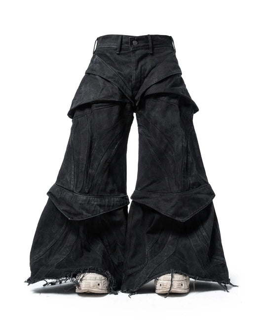 evoric convertible baggy denim