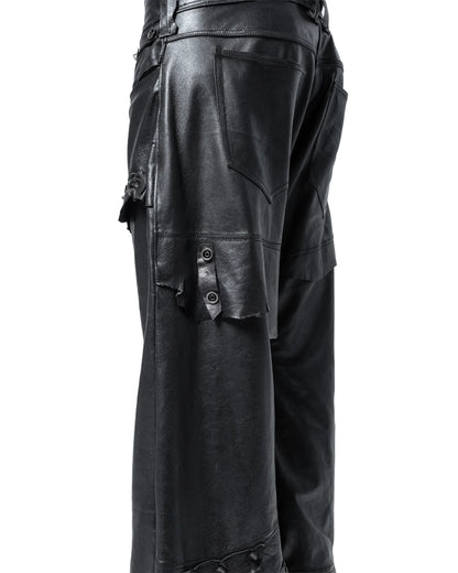 fyric flared leather pants